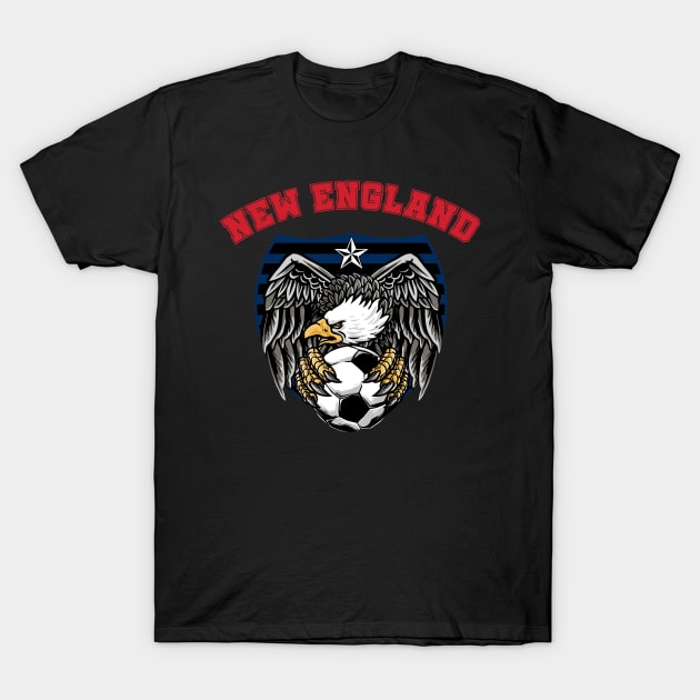 New England Soccer, T-Shirt by JayD World